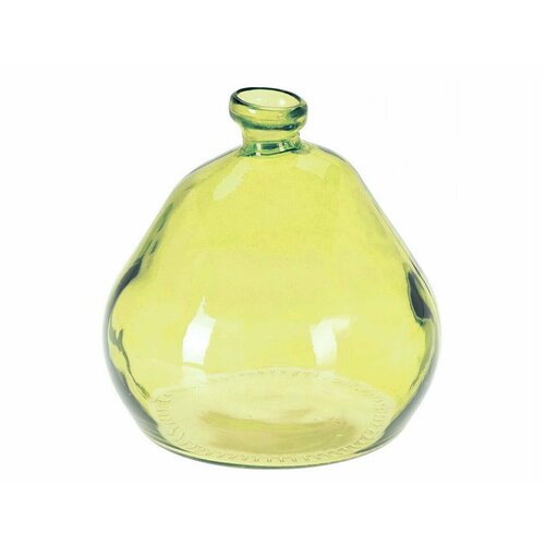 Ваза-бутыль анивэн, стекло, желтая, 19 см, Koopman International 008000130-3
