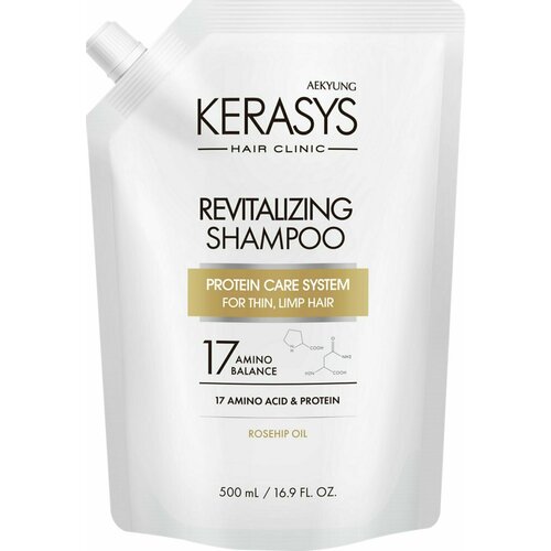 Шампунь для волос KERASYS Clinic Оздоравливающий, 500мл, Корея, 500 мл