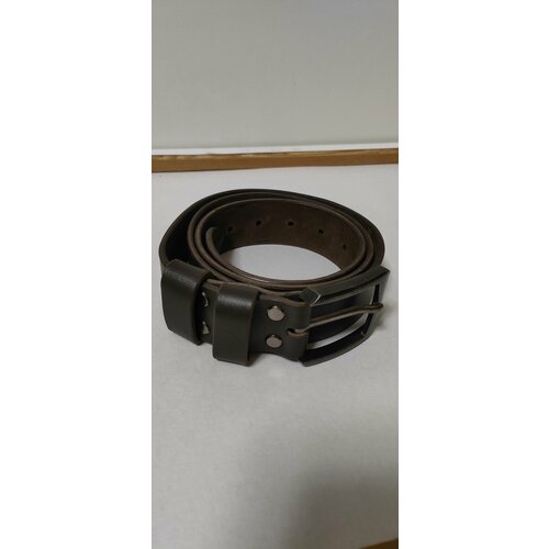 фото Ремень , размер 122, коричневый нет бренда