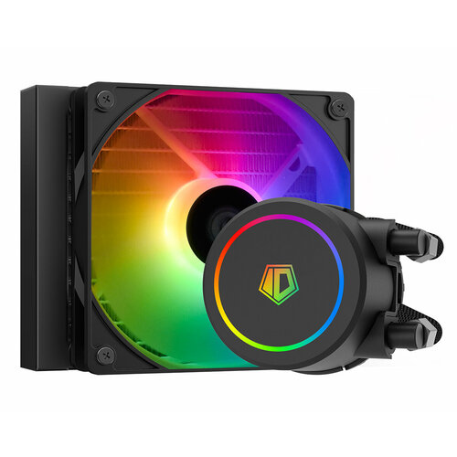 Комплект водяного охлаждения ID-COOLING FX120 ARGB LGA20XX/1700/1200/115X/AM4/AM5 (TDP 150W, ARGB FAN and PUMP, PWM, FAN 120mm) RET черный