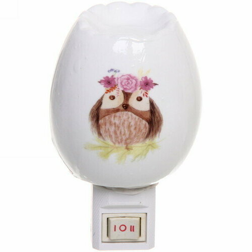 Ночник-светильник Сова 1165см керамический 5W 220V 439₽