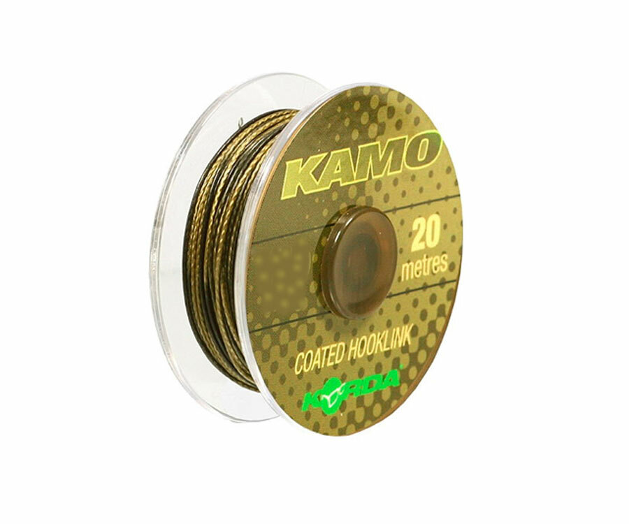 Поводковый материал KORDA Kamo Coated Hooklink 20lb