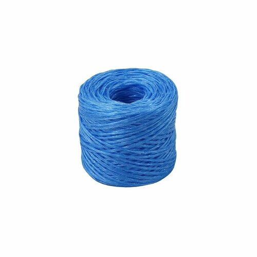 Шпагат из полипропилена Kraftcom, 3мм х 100м (4шт), цвет - синий / веревка для белья, для подвязки растений, веревка для хозяйственных работ
