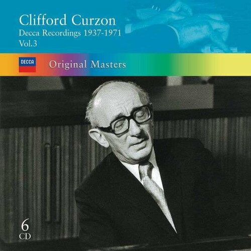 Audio CD Clifford Curzon - Decca Recordings III 1936-1971 (6 CD) audio cd furtwangler wilhelm gluck mozart haydn schubert schumann etc