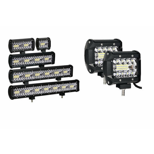 фото Фонарь светодиодный g300w 2*25+5*10led (9-30v) 370*70*60mm torino