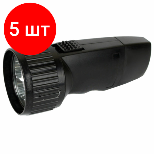 Комплект 5 шт, Фонарь аккумуляторный ULTRAFLASH 5хLED, вилка, заряд от сети, LED3859 универc панель линз led 36вт 6500k равномерное свечение ultraflash ltl 6060 12 1 шт