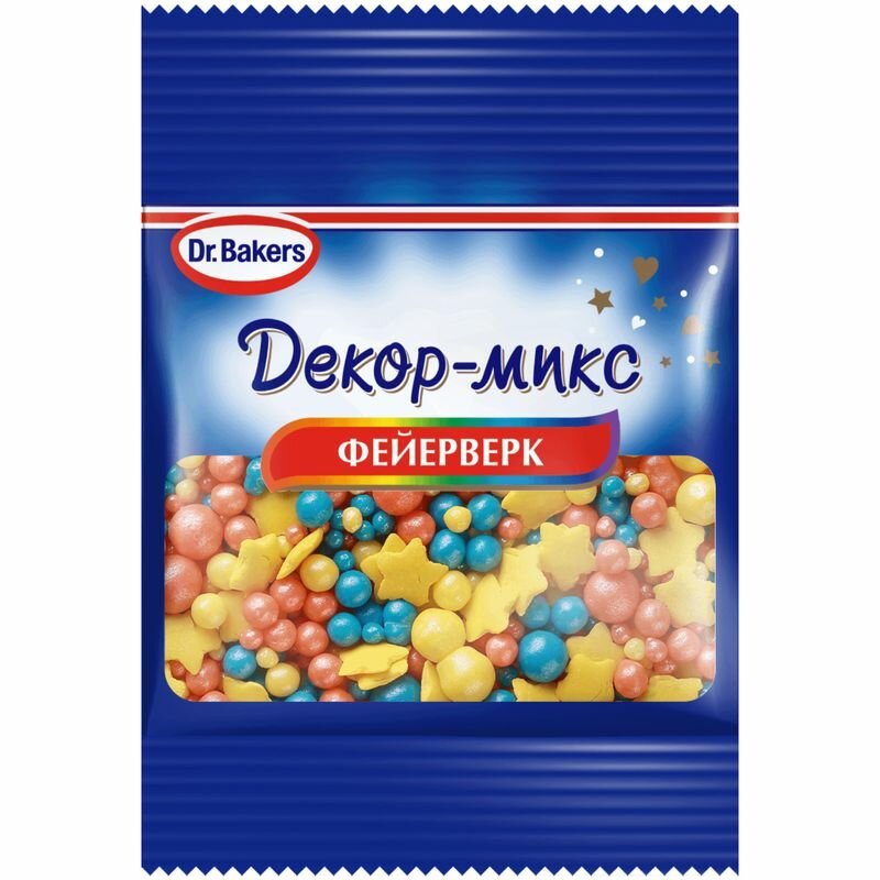 Посыпка Dr. Bakers Фейерверк, 10г