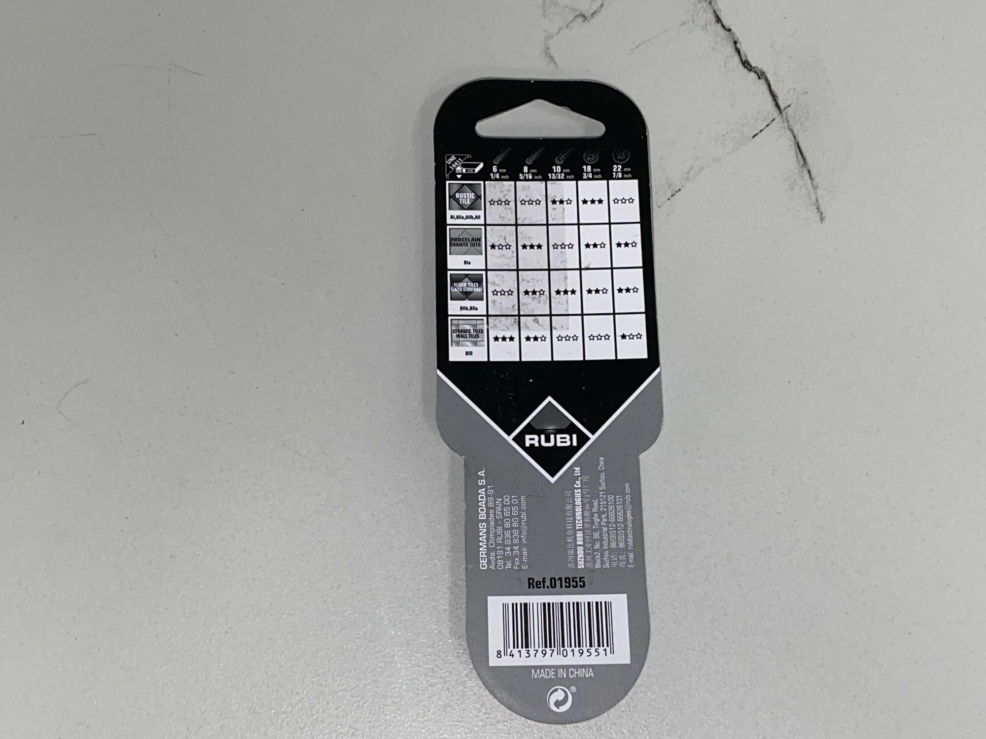 Ролик (резец) режущий для плиткореза Rubi 8мм 2 штуки — фото 1