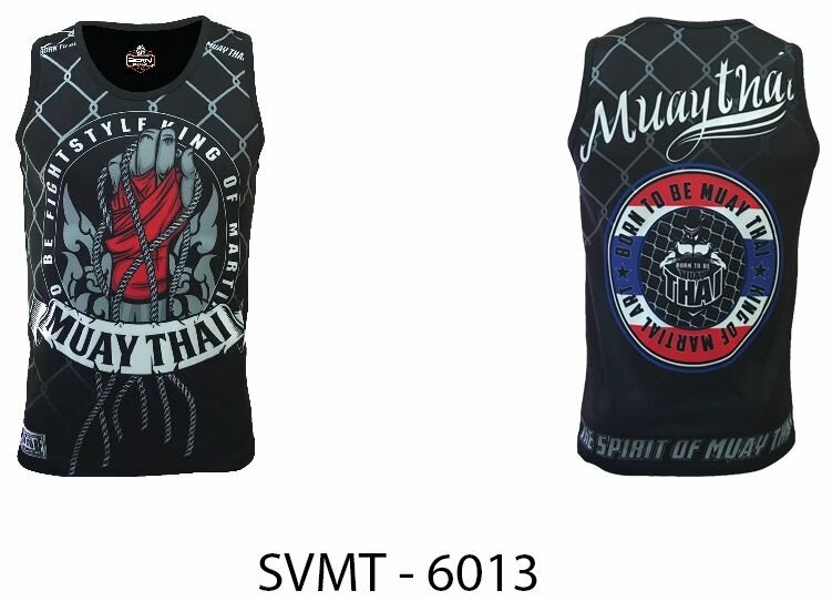 Футболка Born to be Muaythai, размер XL, черный — фото 1