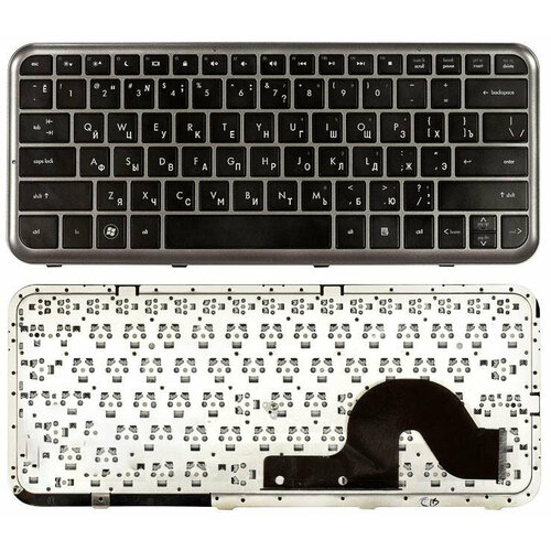 клавиатура для hp pavilion dm3 1033 черная с серой рамкой Клавиатура для ноутбука HP Pavilion dm3 dm3-1000 черная с серой рамкой