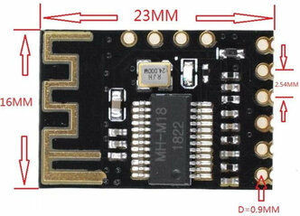 MH-M18 плата MP3 декодера Bluetooth 4.2