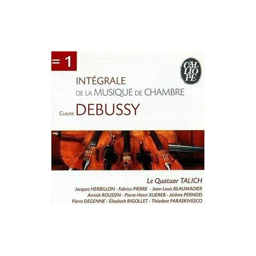 AUDIO CD Debussy: Integrale de la Musique de Chambre - by Jacques Herbillon, Claude Debussy, Maurice Ravel, Ensemble orchestra La Follia and Elisabeth Rigollet v a romantic french music for guitar and orchestra debussy faure satie debussy faure satie naxos cd deu компакт диск 1шт гитарная классика