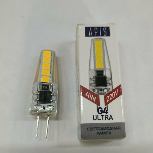Светодиодная лампа APIS ULTRA 4W G4 220V 4200K 350Лм