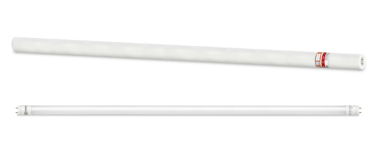 Лампа светодиодная LED-T8-М-PRO 20Вт 230В G13 6500К 2000Лм 1200мм матовая неповоротная IN HOME