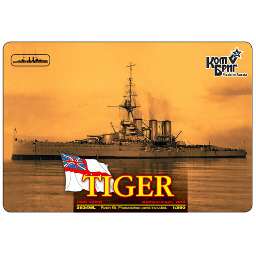 Сборная модель Британский линейный крейсер Тайгер 1914 г. (1/350) сборная модель британский линейный крейсер tiger комбриг 1 700