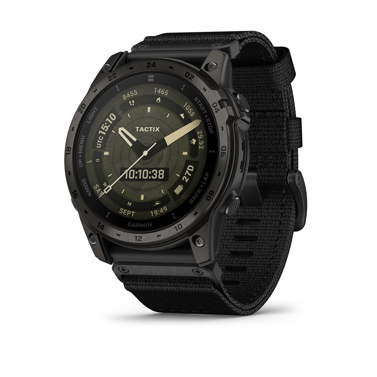 Часы-навигатор Garmin Tactix 7 Amoled Edition Premium Tactical, черный, 010-02931-01