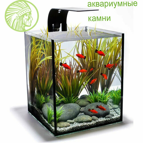 Камни для аквариума Green Chill, размер 1 - 3 см, 500 гр