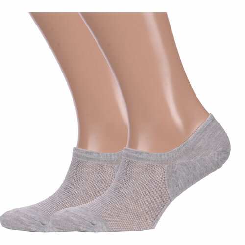 фото Носки hobby line, 2 пары, размер 39-44, серый