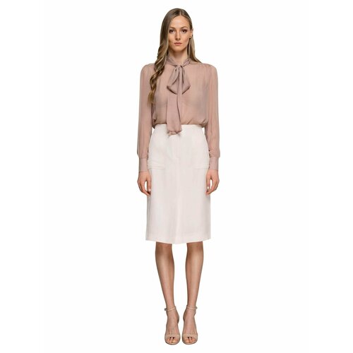 фото Юбка mastersuit, размер 48, бежевый