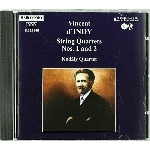 AUDIO CD Vincent D'indy: String Quartets Nos. 1 and 2 (Kodaly Quartet). 1 CD когтерезка trixie 2373 черный красный