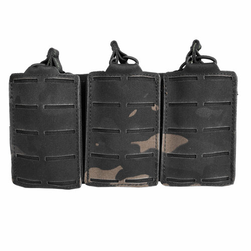 Подсумок (IDOGEAR) LSR штурмовой тройной (Multicam Black) tactical magazine pouch bag molle magclip hunting accessories