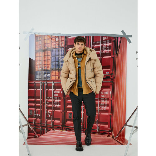 фото Куртка koton, размер l, белый