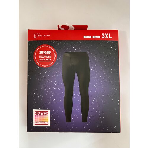 фото Термобелье низ uniqlo, размер 3xl, черный