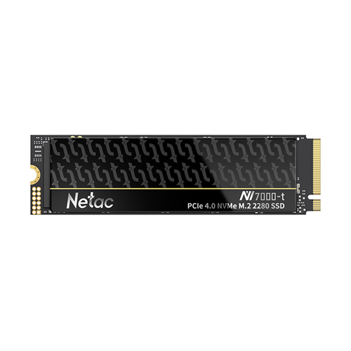 Твердотельный накопитель SSD Netac NV7000-t 1TB PCIe 4 x4 M.2 2280 NVMe 3D NAND, R/W up to 7300/6600MB/s, TBW 640TB, slim heatspreader, 5y wty внутренний ssd накопитель 2000gb netac nv7000 nt01nv7000 2t0 e4x m 2 2280 pcie nvme 4 0 x4