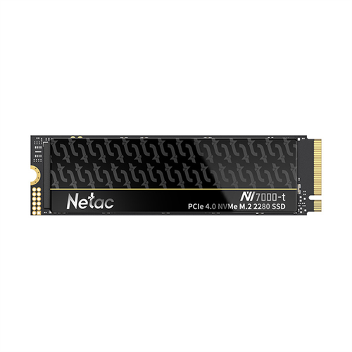 Твердотельный накопитель SSD Netac NV7000-t 1TB PCIe 4 x4 M.2 2280 NVMe 3D NAND, R/W up to 7300/6600MB/s, TBW 640TB, slim heatspreader, 5y wty твердотельный накопитель ssd m 2 ocpc 512gb black label mbl 410 series pci e 4 0 x4 up to 7100 2500mbs 3d nand nvme 250