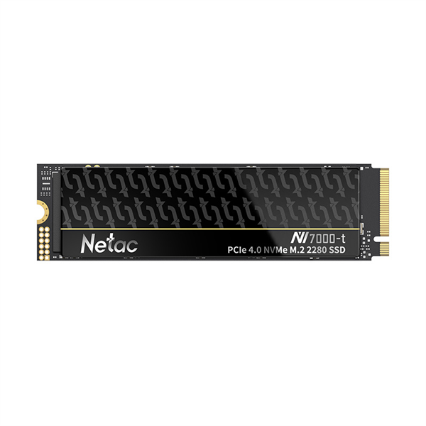 Твердотельный накопитель SSD Netac NV7000-t 1TB PCIe 4 x4 M.2 2280 NVMe 3D NAND R/W up to 7300/6600MB/s TBW 640TB slim heatspreader 5y wty