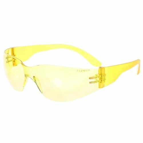 очки защитные открытые krafter 11545lm желтые Очки защитные открытые Krafter 11545LM желтые
