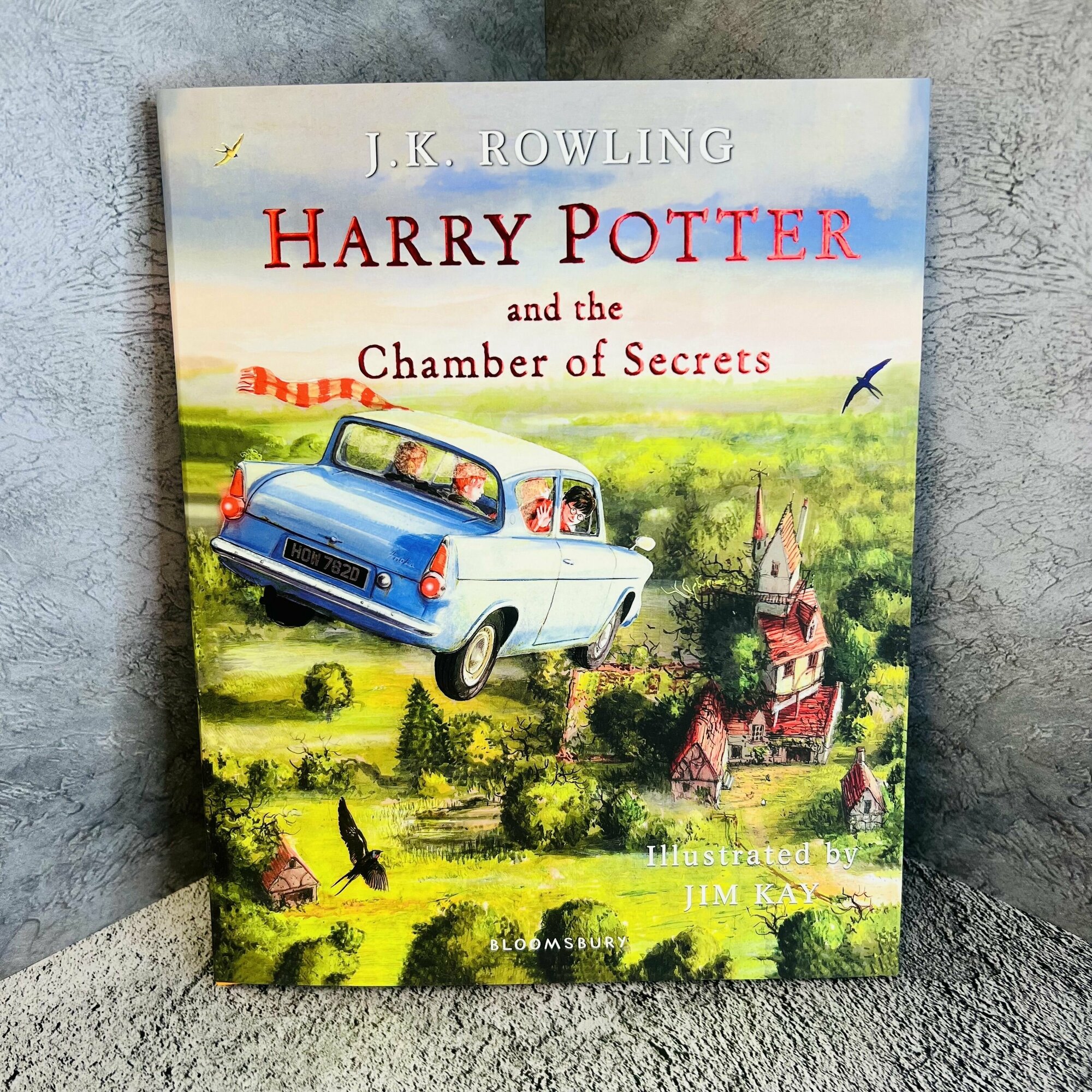 Harry Potter illustrated by Jim Kay, Bloomsbury 5 books set, набор из пяти книг + подарок — фото 1