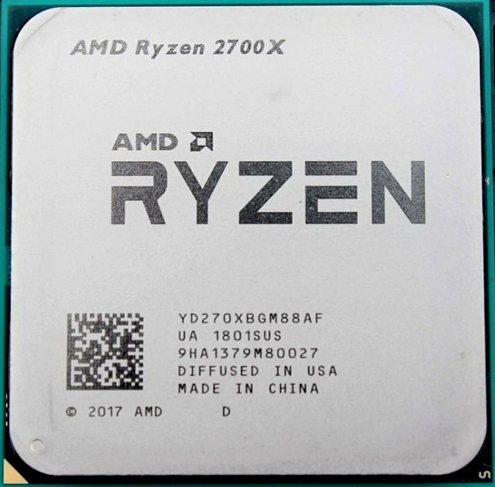 Процессор AMD Ryzen 7 2700X AM4 8 x 3700 МГц