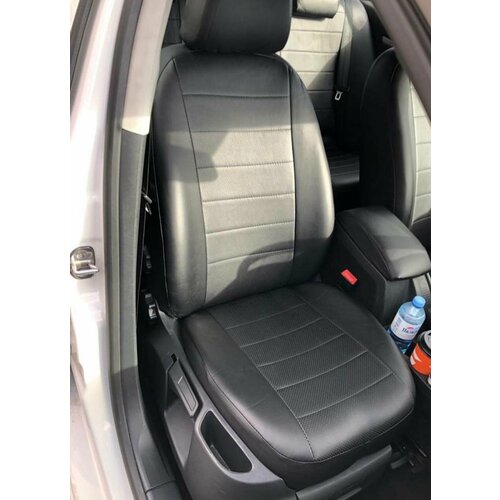 Автомобильные чехлы для Skoda Octavia A7 ( комплектация без заднего подлокотника)