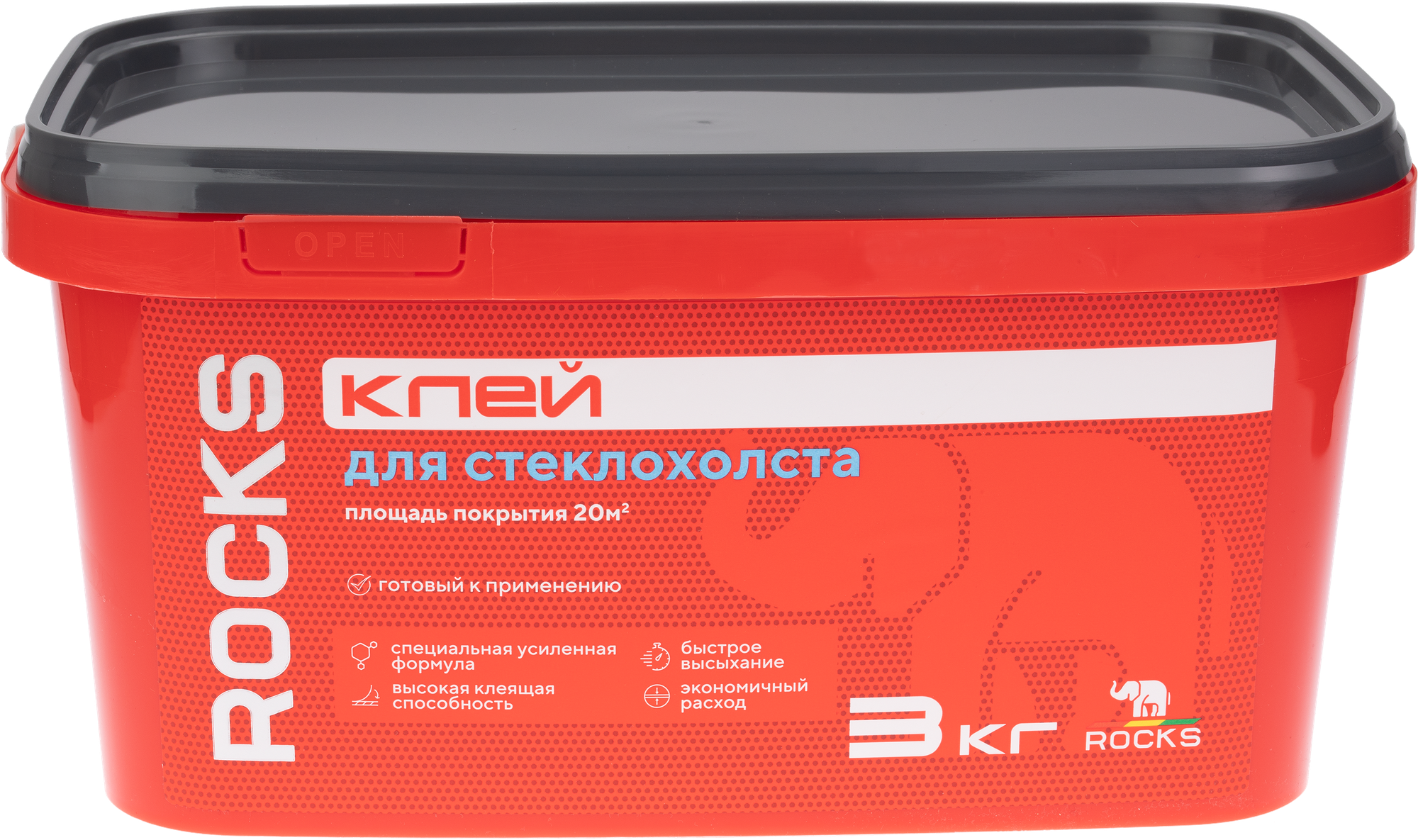 фото Клей для стеклохолста Rocks 3 кг