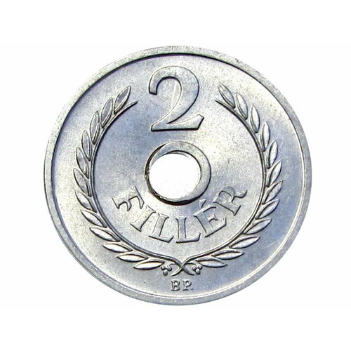 2 филлера 1963 Венгрия UNC клуб нумизмат монета 50 динерс андорры 1963 года серебро дж