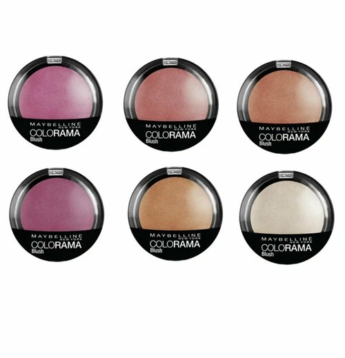 Maybelline Colorama Blush румяна оттенок 601 Естественный блеск