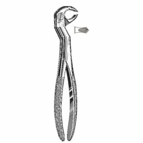 Щипцы для удаления моляров нижней челюсти №22, длина 154мм