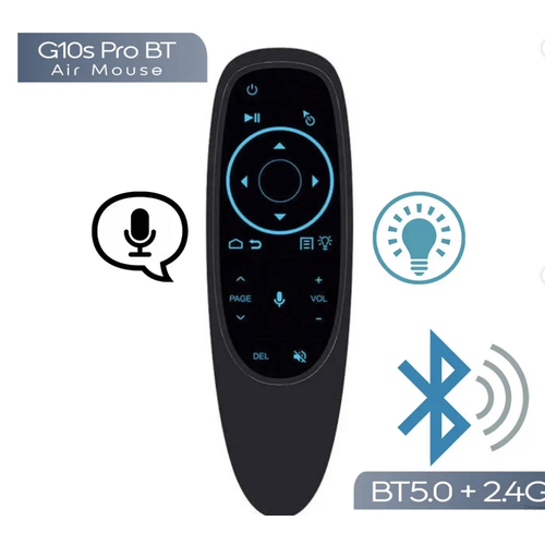 Пульт ДУ с гироскопом и подсветкой Air Mouse G10BTS Pro Bluetooth 5.0 пульт ду с гироскопом и подсветкой air mouse g10s pro воздушная мышь