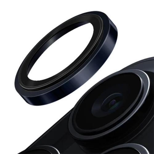 Защитное стекло UNIQ OPTIX Camera Sapphire Lens Stainless steel для iPhone 15 Pro (IP6.1P(2023)-SSFSLENSDBLU) Dark Blue