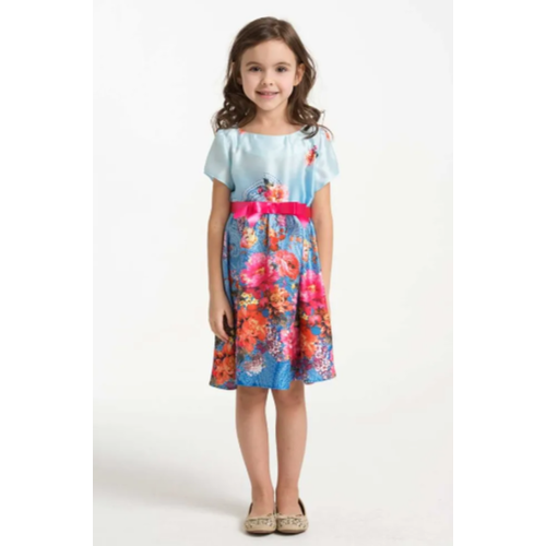 фото Платье, размер 30, голубой marka moda