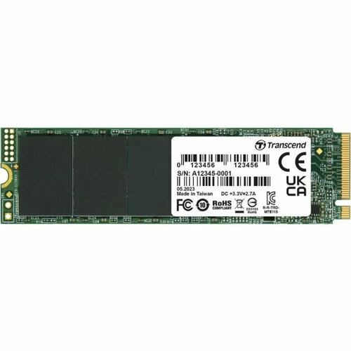 Накопитель SSD Transcend PCI-E 3.0 x4 1Tb TS1TMTE115S 115S M.2 2280 0.2 DWPD ssd накопитель transcend 115s m 2 2280 pci e 3 0 x4 250gb ts250gmte115s