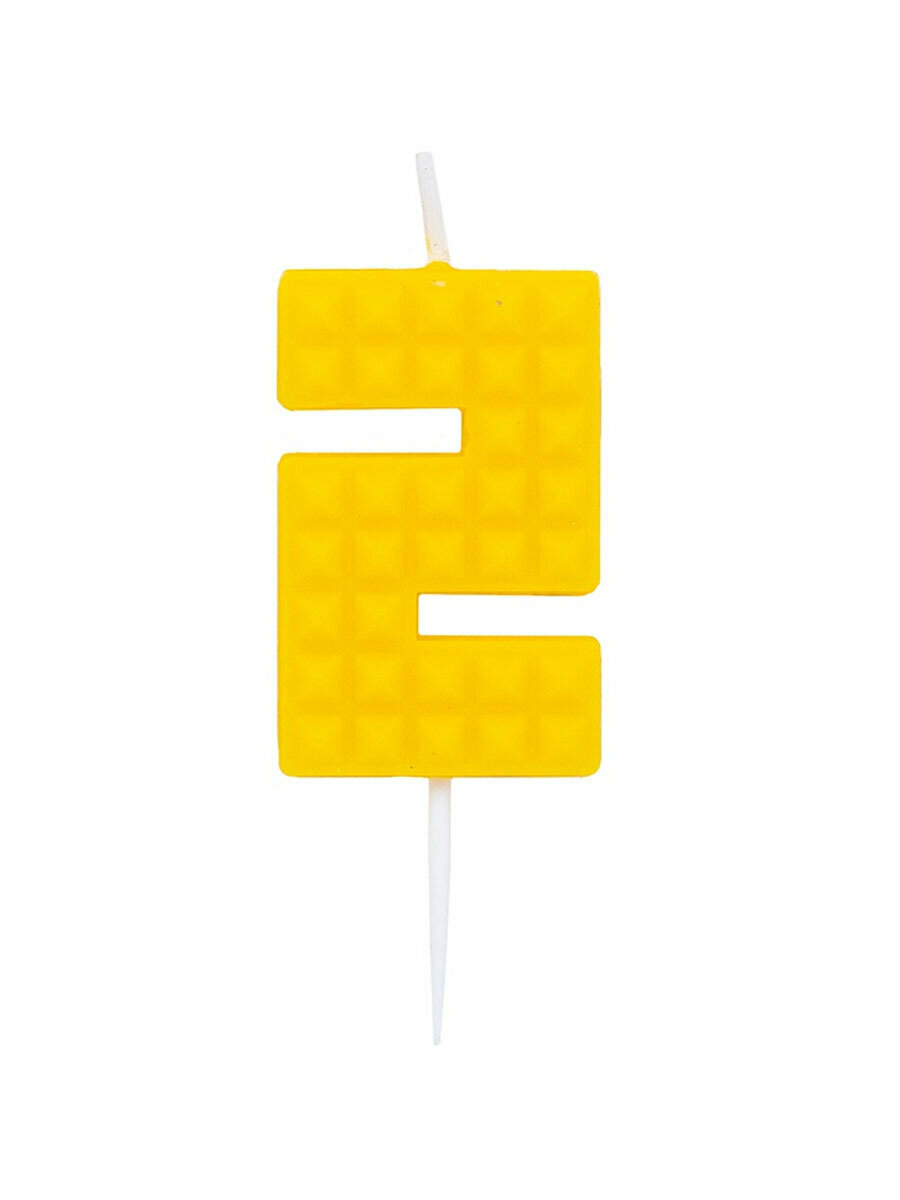 Свеча -цифра "2" Конструктор 4,5см — фото 1