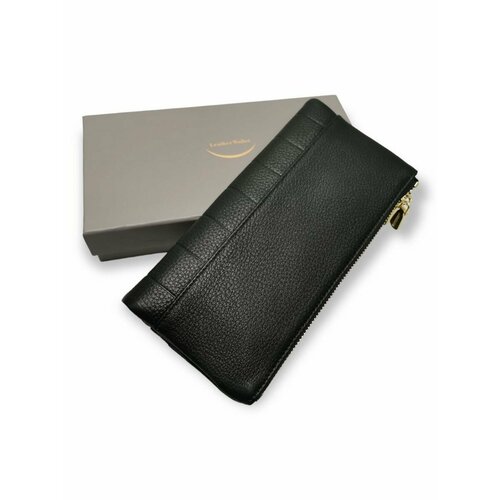 фото Кошелек 6093/black, фактура зернистая, черный pouchman