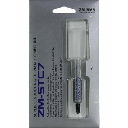 zalman термопаста термопаста zalman zm stc7 шприц 4гр Термопаста для процессора ZM-STC7 шприц 4гр.