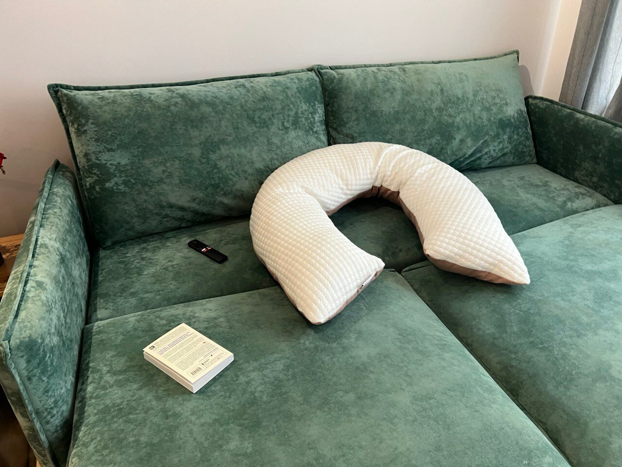 Подушка-обнимашка для сна и отдыха Cloud Pillow 160 х 35 см - фотография № 12
