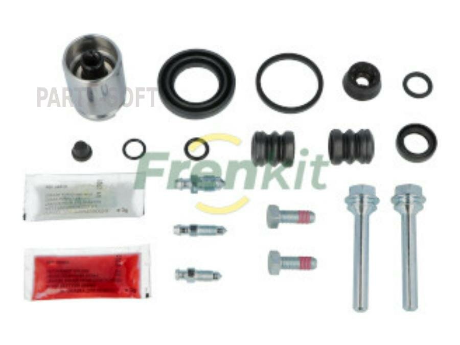FRENKIT 734024 Ремкомплект суппорта+поршень с механизмом+комплект направляющих RENAULT CLIO III SERIES 06-05-> / ME