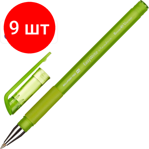 Комплект 9 штук, Ручка шариковая неавтомат. easywrite. creative, с манж, 20-0042 ручка шарик easywrite blue 0 5 мм синяя 20 0051 9 шт