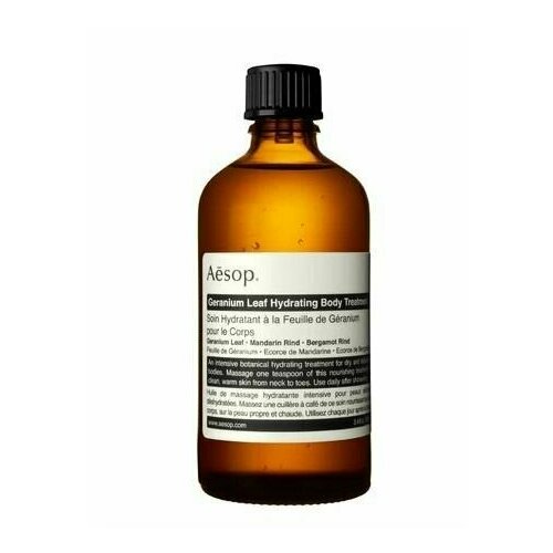Geranium leaf hydrating body treatment 100 ml - увлажняющее масло для тела aesop 8390₽