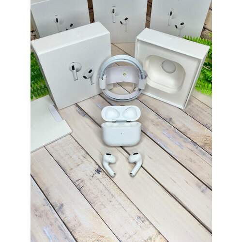 Наушники беспроводные Air 3 версия pods 3 2024г с чехлом беспроводной зарядки MagSafe 3780₽